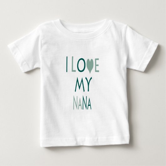 Ik hou van mijn Nana Toddler T-shirt (Voorkant)