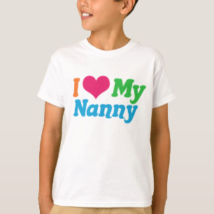 Ik hou van mijn nanny Kinder T-shirt