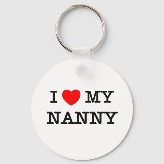 Ik hou van mijn NANNY Sleutelhanger (Voorkant)