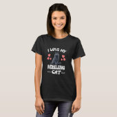 Ik hou van mijn Nebelung kat T-shirt (Voorkant volledig)