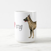 Ik hou van mijn Nederlandse herder Koffiemok (Center)