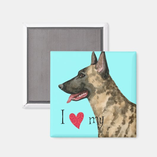 Ik hou van mijn Nederlandse herder Magneet (Voorkant / Achterkant)