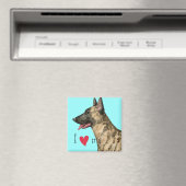 Ik hou van mijn Nederlandse herder Magneet (Insitu (Vaatwasser))