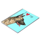 Ik hou van mijn Nederlandse herder Notitieboek (Linkerzijde)