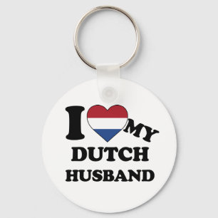Ik hou van mijn Nederlandse man Sleutelhanger