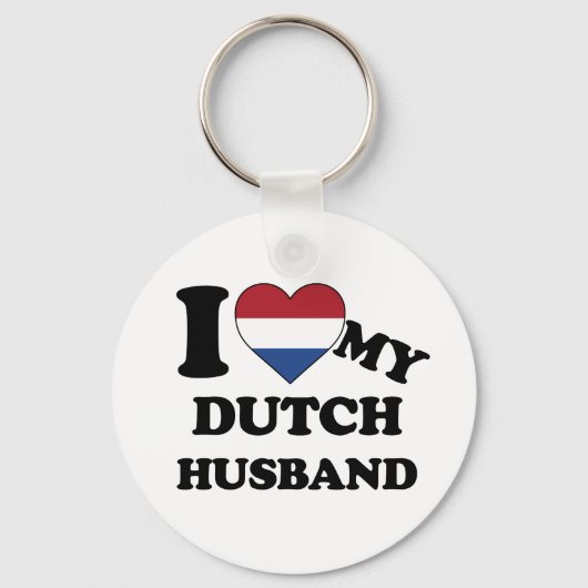 Ik hou van mijn Nederlandse man Sleutelhanger (Voorkant)