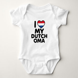 Ik hou van mijn Nederlandse oma Romper