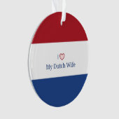 Ik hou van mijn Nederlandse vrouw Ornament (voorkant)