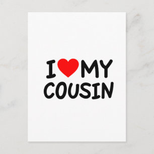 Ik hou van mijn neef briefkaart