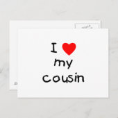 Ik hou van mijn neef briefkaart (Voorkant / Achterkant)