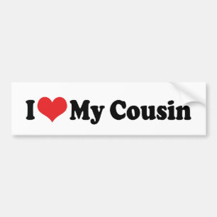 Ik hou van mijn neef Bumpersticker