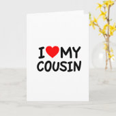 Ik hou van mijn neef kaart (Gele Bloem)