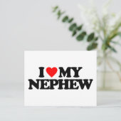 IK HOU VAN MIJN NEEFJE BRIEFKAART (Staand voorkant)
