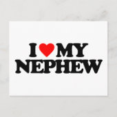 IK HOU VAN MIJN NEEFJE BRIEFKAART (Voorkant)