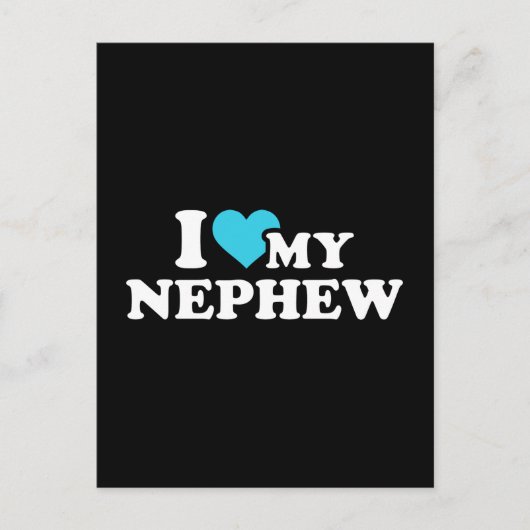 Ik hou van mijn neefje briefkaart (Voorkant)
