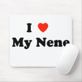 Ik hou van mijn Nene Mousepad Muismat (Met muis)