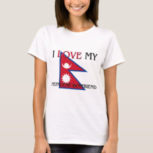 Ik hou van mijn Nepalese vriend T-shirt