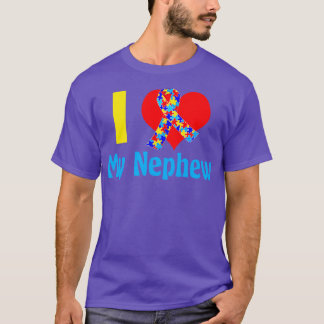 Ik hou van mijn Nephew autisme T-shirt