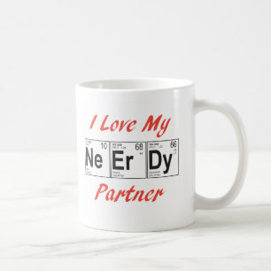 Ik hou van mijn nerd-mok koffiemok