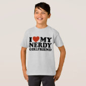 Ik hou van mijn Nerdy Vriendin T-shirt (Voorkant volledig)