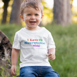 Ik hou van mijn neurotypische mam Funny Autisme Cu Kinder Shirts<br><div class="desc">Ik hou van mijn neurataire mam humor citaat is geschreven in kleurrijke tekst op dit grappige autisme kinder T-shirt. Een schattig autistisch peutert-shirt voor een neurodivers kind. Breid de neurodiversiteit bij mensen uit.</div>