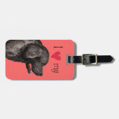 Ik hou van mijn Newfoundland Bagagelabel (Voorkant horizontaal)