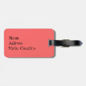 Ik hou van mijn Newfoundland Bagagelabel (Achterkant horizontaal)