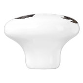 Ik hou van mijn Newfoundland Keramische Knop (Zijkant)