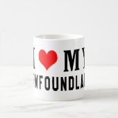 Ik hou van mijn Newfoundland Koffiemok (Center)