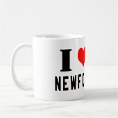 Ik hou van mijn Newfoundland Koffiemok (Links)