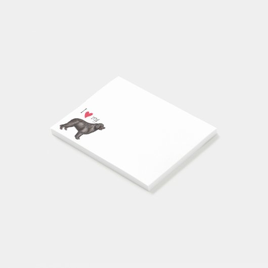 Ik hou van mijn Newfoundland Post-it® Notes (Schuin)