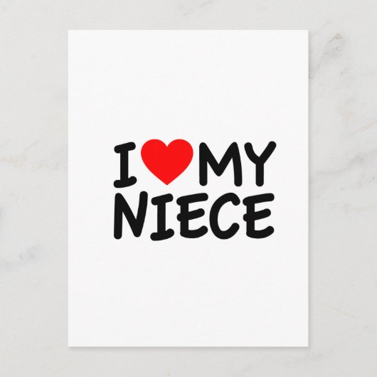 Ik hou van mijn nicht briefkaart (Voorkant)