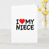 Ik hou van mijn nicht kaart (Gele Bloem)