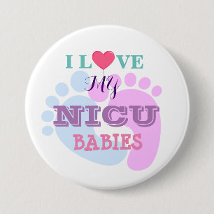 Ik hou van mijn NICU baby's Button