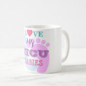 Ik hou van mijn NICU baby's Mok (Voorkant rechts)