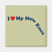 Ik hou van mijn nieuwe knie magneet (Voorkant)