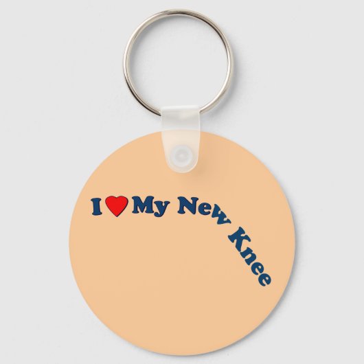 Ik hou van mijn nieuwe knie sleutelhanger (Voorkant)