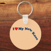 Ik hou van mijn nieuwe knie sleutelhanger (Voorkant)