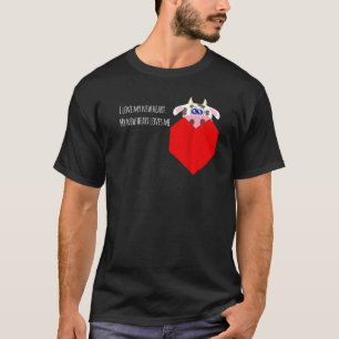 Ik hou van mijn nieuwe koeienklep hartpatiënt t-shirt