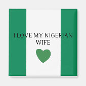 Ik hou van mijn Nigeriaanse vrouw Magneet (Voorkant)