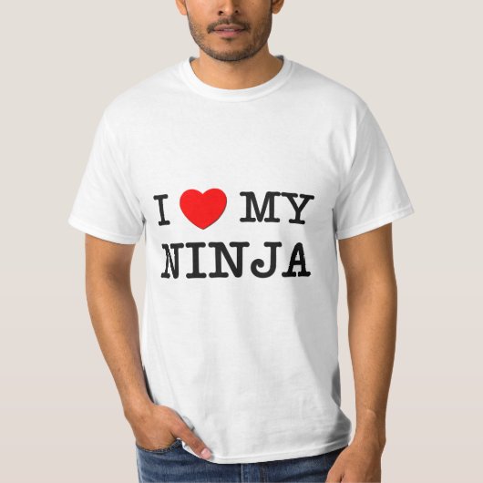 Ik hou van mijn NINJA T-shirt (Voorkant)
