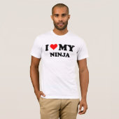 Ik hou van mijn Ninja T-shirt (Voorkant volledig)