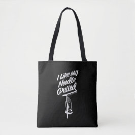 'Ik hou van mijn noedel getrokken' Tote Bag