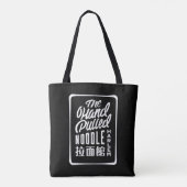 'Ik hou van mijn noedel getrokken' Tote Bag (Achterkant)