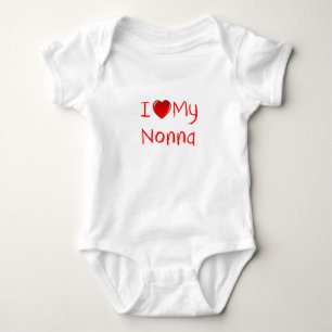 Ik hou van mijn nonna-Baby en Toddler T-Shirt