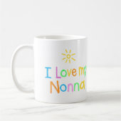 Ik hou van mijn nonna koffiemok (Links)