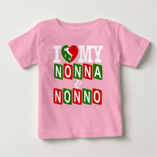 Ik hou van mijn Nonna & Nonno Baby T-shirt