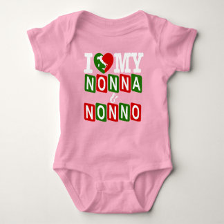 Ik hou van mijn Nonna & Nonno Baby T-shirt