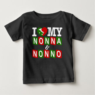 Ik hou van mijn Nonna & Nonno Baby T-shirt