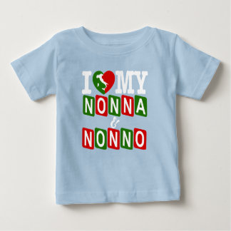 Ik hou van mijn Nonna & Nonno Baby T-shirt